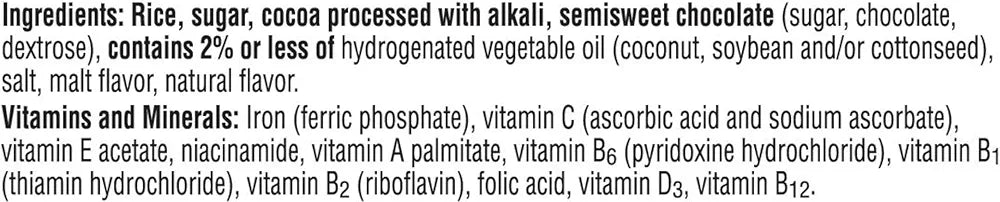 Kellogg's Cocoa Krispies Cold Breakfast Cereal Cups, Kids Snacks, Cereal Cups to Go (12 Cups)