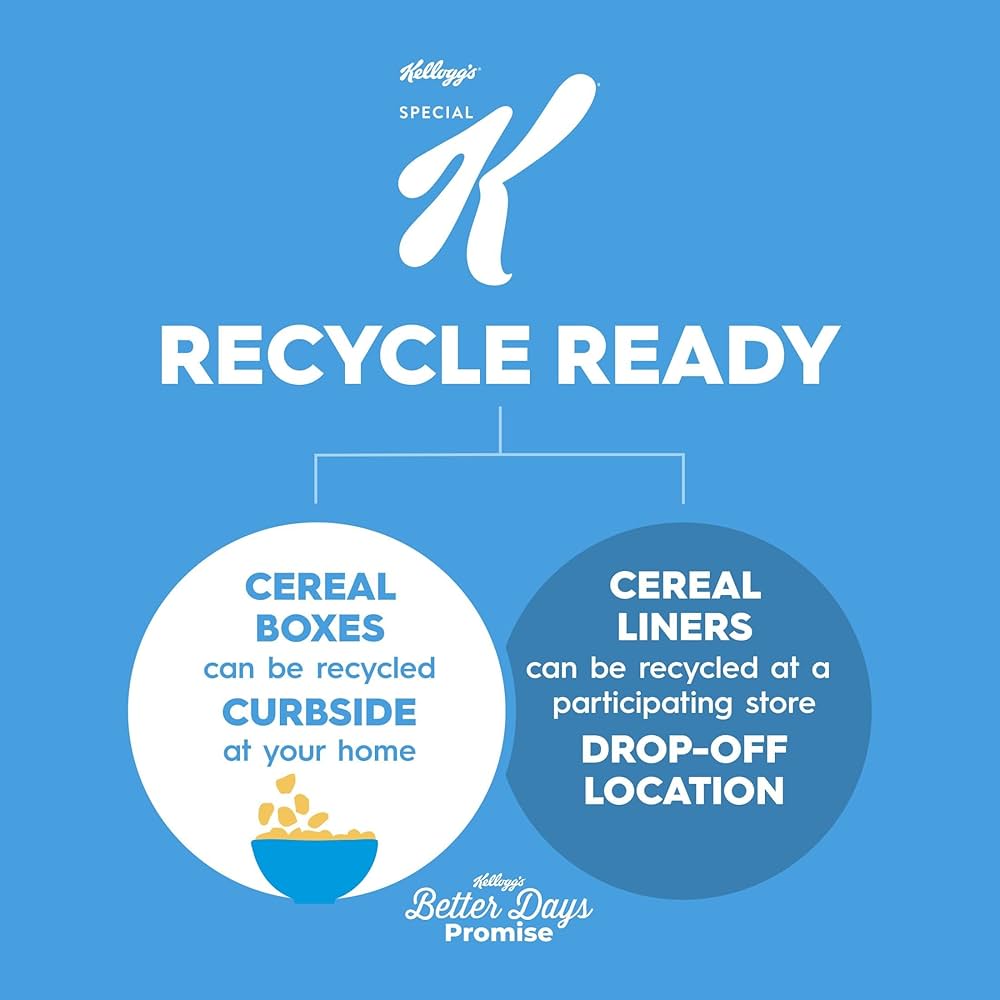 Kellogg's Special K, Breakfast Cereal in a Cup, Original, Bulk Size, 12 Count (Pack of 2, 7.5 oz Trays)