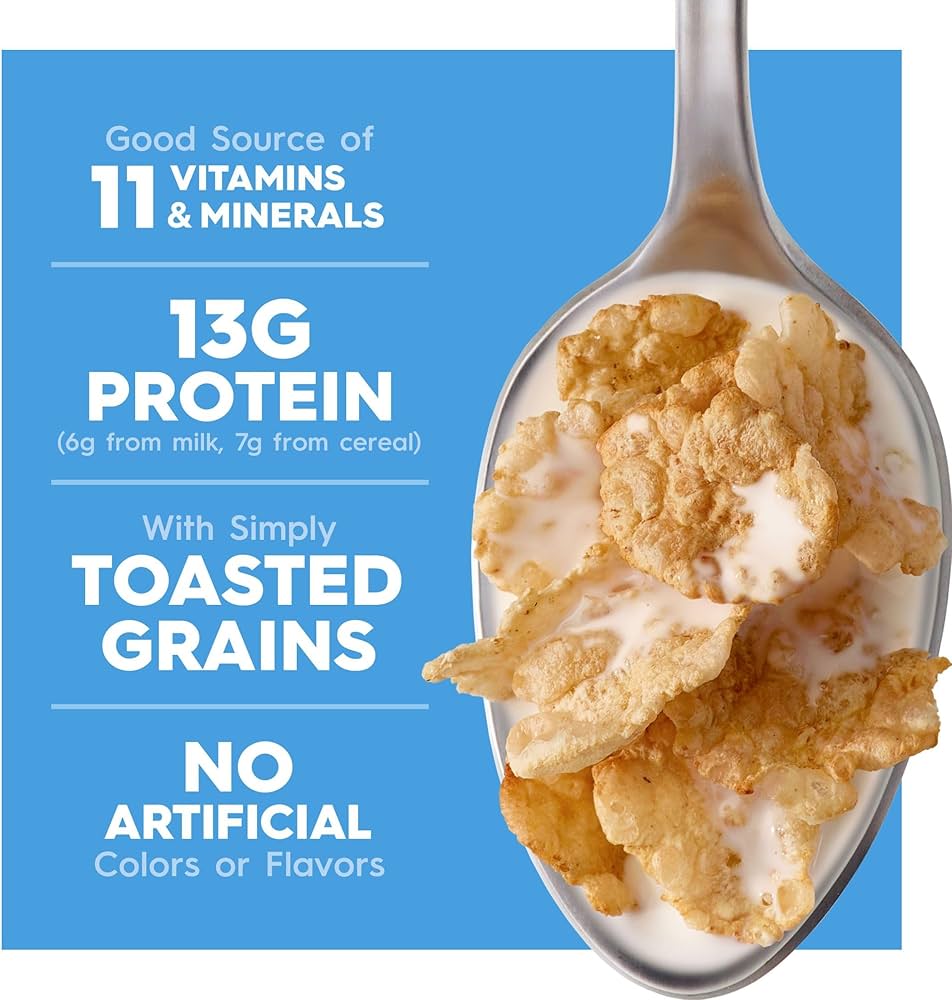 Kellogg's Special K, Breakfast Cereal in a Cup, Original, Bulk Size, 12 Count (Pack of 2, 7.5 oz Trays)