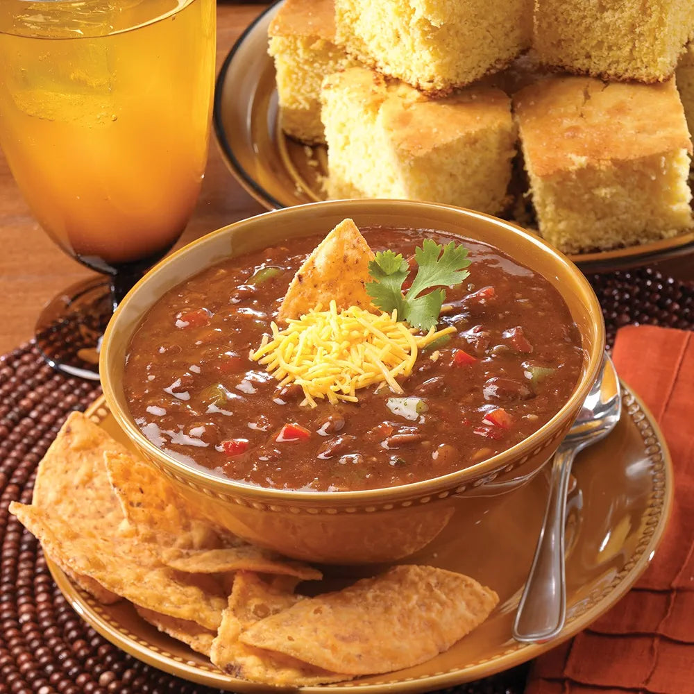 Augason Farms Southwest Chili Mix Can, Certified Gluten Free, Emergency Food Supply, Everyday Meals, 34 Servings