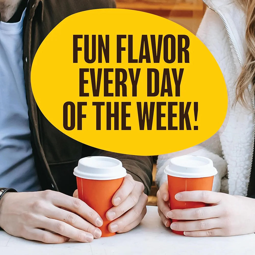 Two Rivers Coffee Flavored Coffee Pods Compatible with Keurig K Cup Brewers, Assorted Variety Pack Flavored Coffee, 40 Count