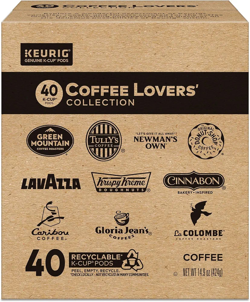 Keurig® Coffee Lover's Collection Variety Pack, Keurig Single Serve K-Cup Pods, 40ct