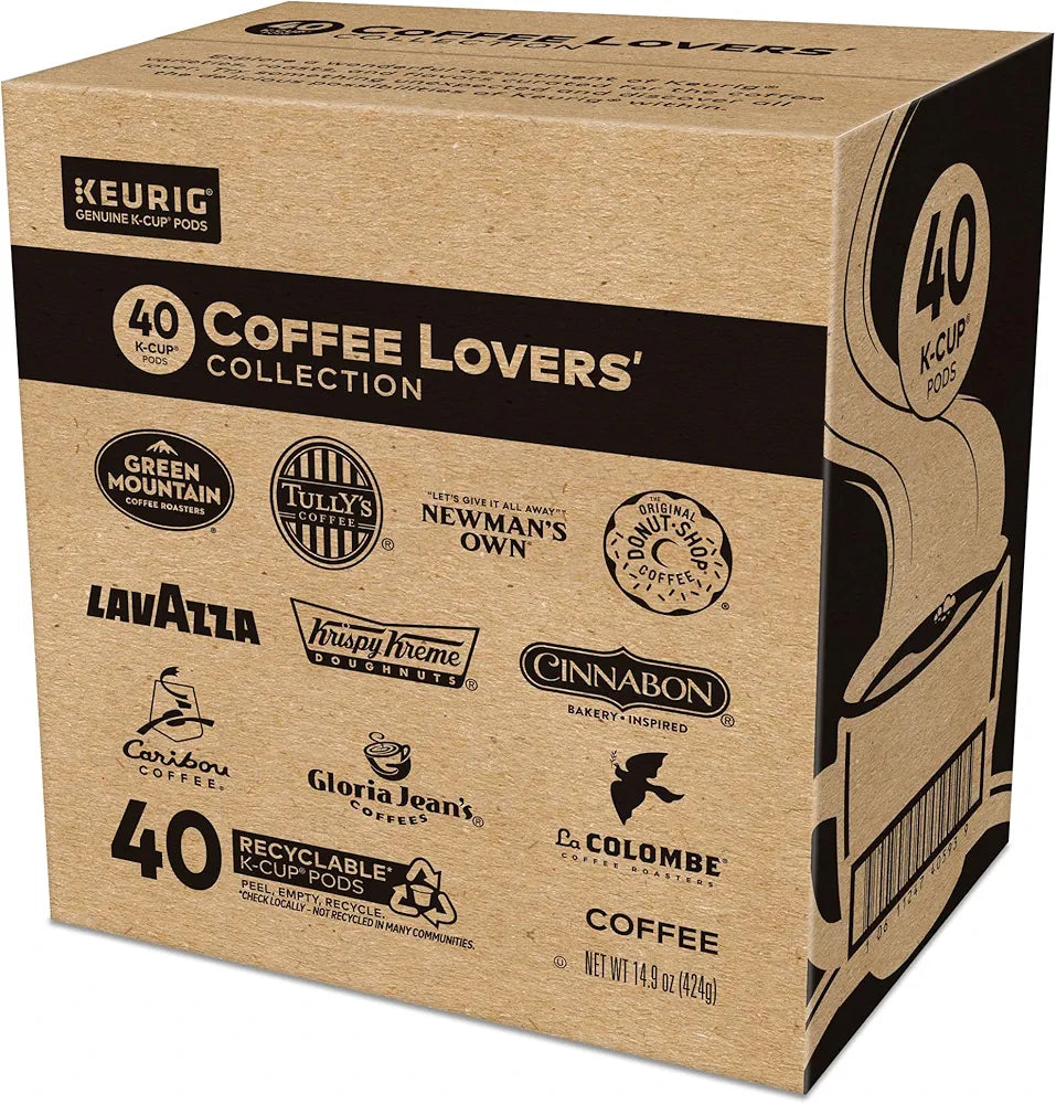 Keurig® Coffee Lover's Collection Variety Pack, Keurig Single Serve K-Cup Pods, 40ct